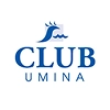 The Club Umina logo featuring a stylized blue wave icon above the bold text CLUB UMINA, representing a Quattro Architecture design project.